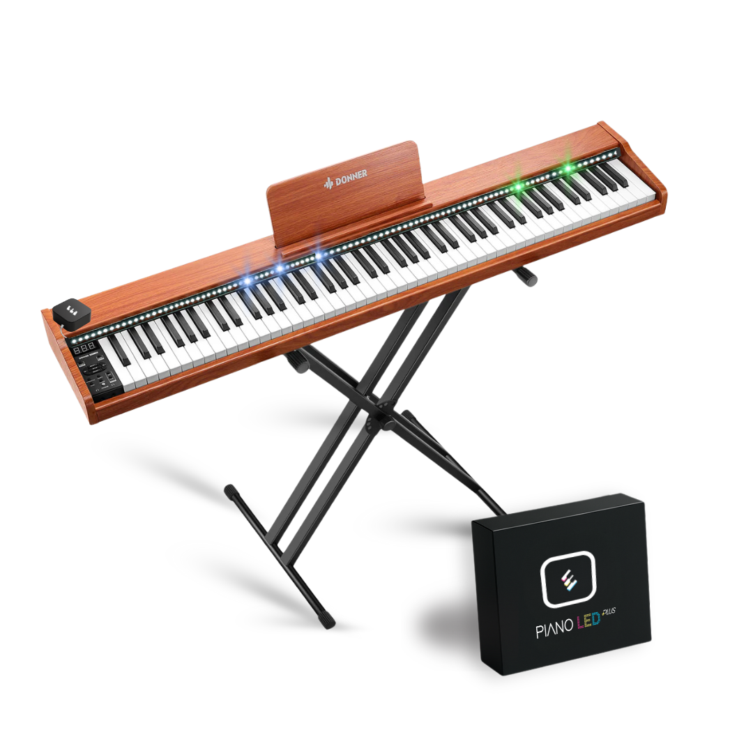 Donner DEP-1S + Piano LED Plus 2026®