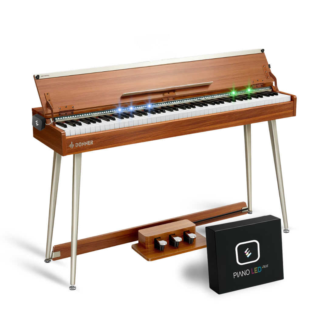 Donner DDP-80 Plus + Piano LED Plus 2026®